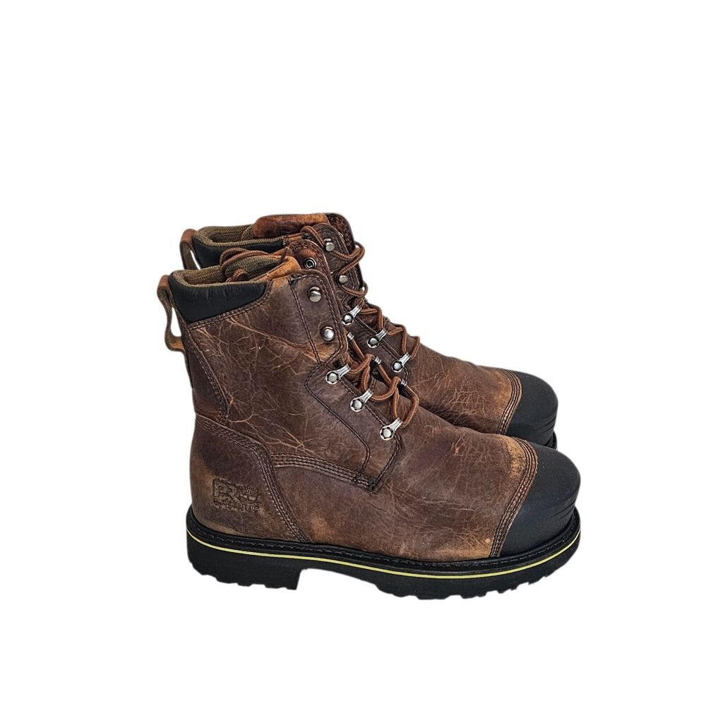 Timberland Pro Series Warrick Smelter 10" Men's Safety Toe Work Boots Size: 10 W